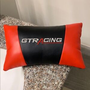 GTRacing Black and Red Neck Support Pillow